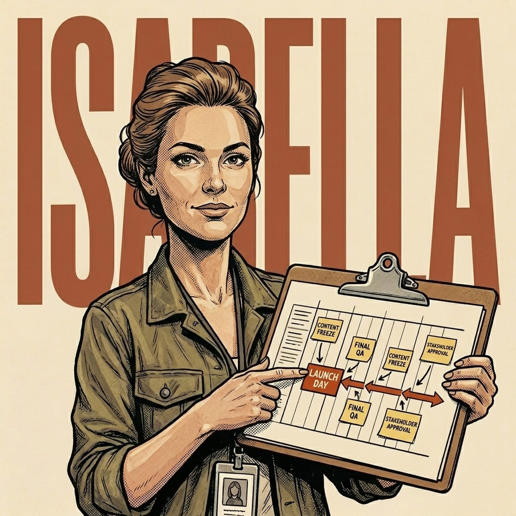 Isabella, Launch sequencing