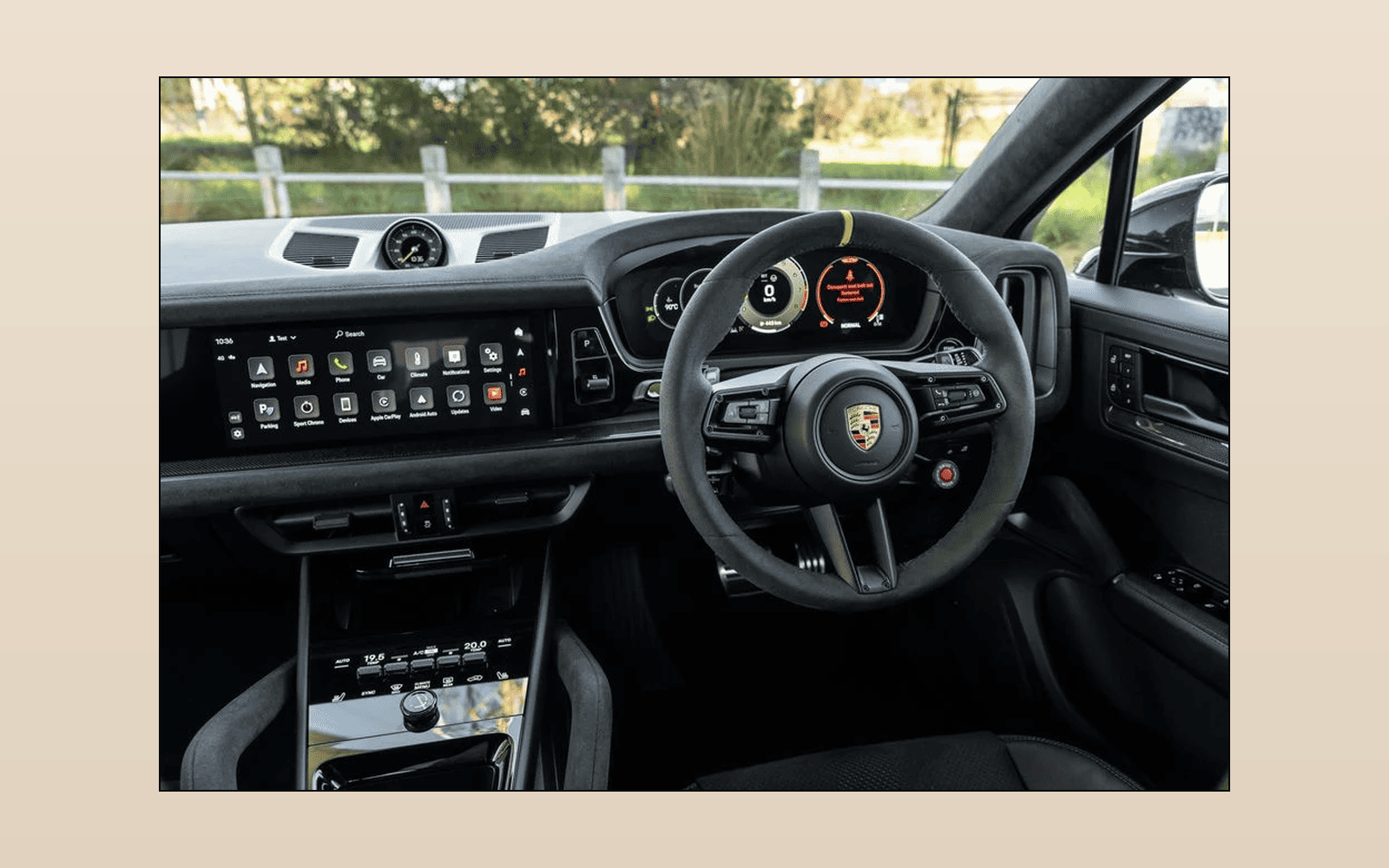 Porsche Android Automotive screenshot