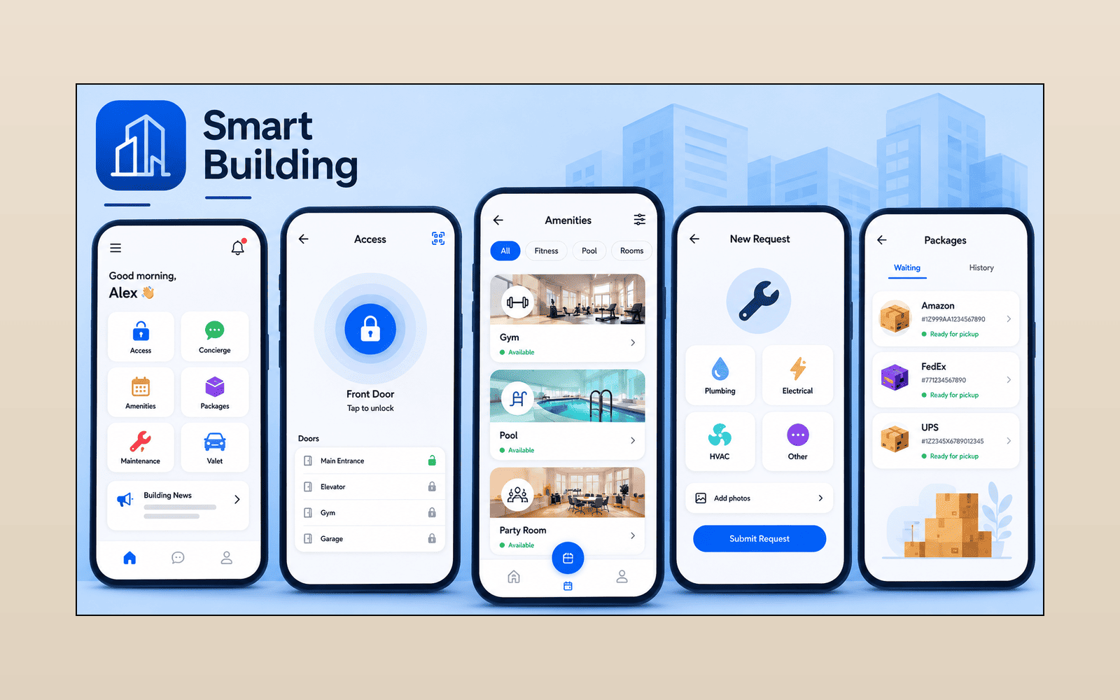 Smart Building App screenshot